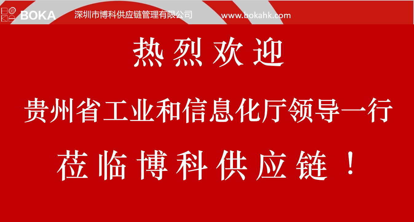 贵州工信厅金厅长一行考察恒峰g22供应链